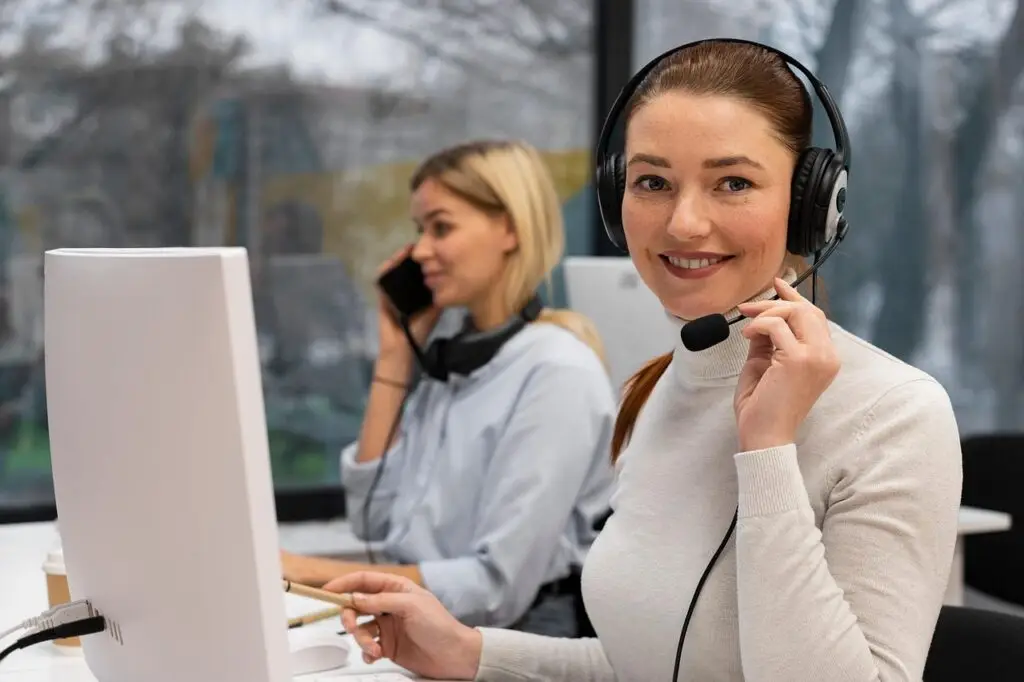 Dedicated outsourced support agents handling customer inquiries. Outsourcing partners can provide trained teams and 24/7 coverage on short notice, ensuring customer experience doesn’t falter during a growth surge.